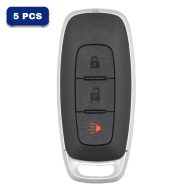 2022-2024 Nissan 3-Button Smart Key Fob FCC KR5TXPZ1 Part number 285E3-5MR1B 285E35MR1B (AFTERMARKET) Pack Of 5