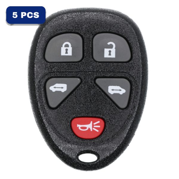 5 Button Keyless Entry Remote Fcc KOBGT04A Pn 15788020 Pack Of 5