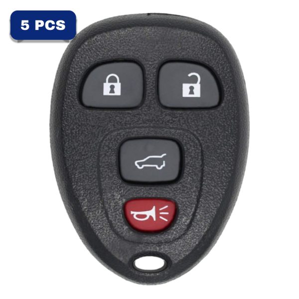 4 Button Keyless Entrey Remote For GM Fcc OUC60270 Pn 15913416 Pack Of 5